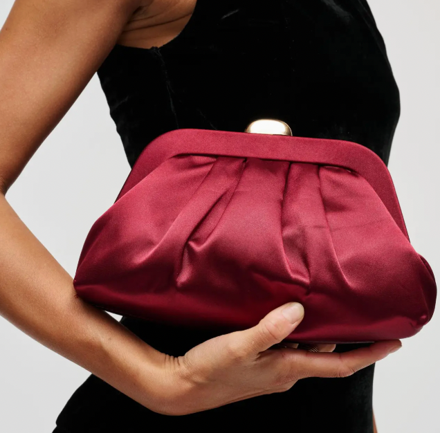 Sultry Satin Clutch