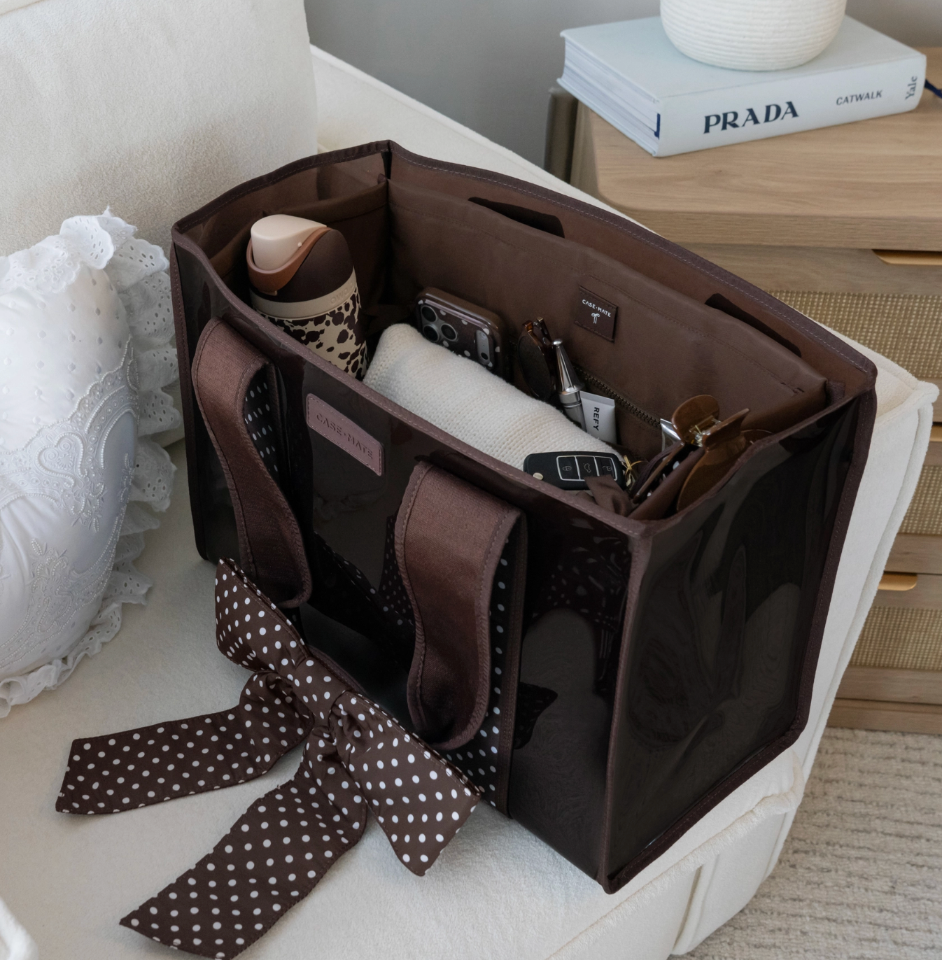 Case-Mate Jelly Tote Bag (espresso dot)