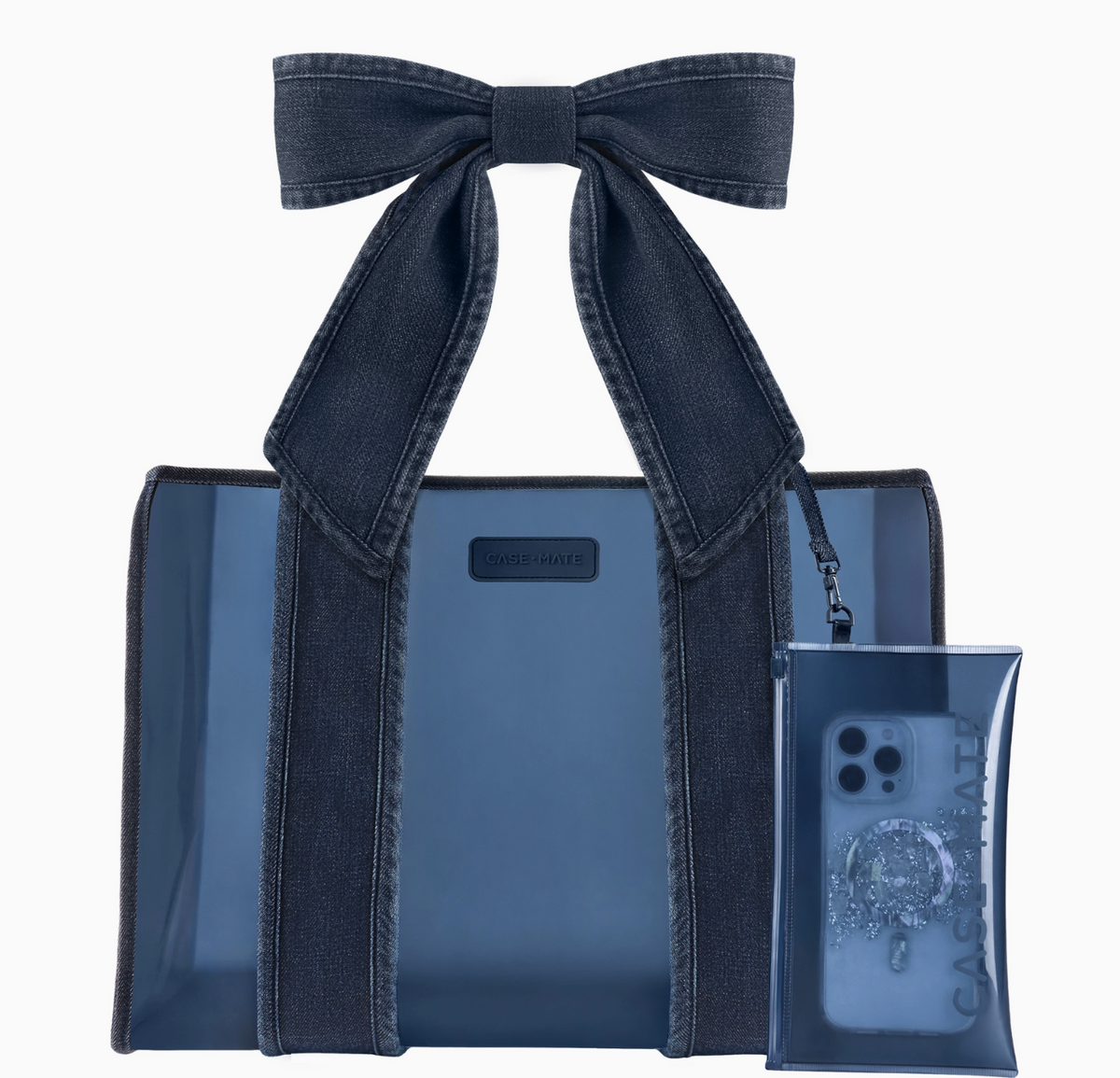 Case-Mate Jelly Tote Bag + Insert (denim)