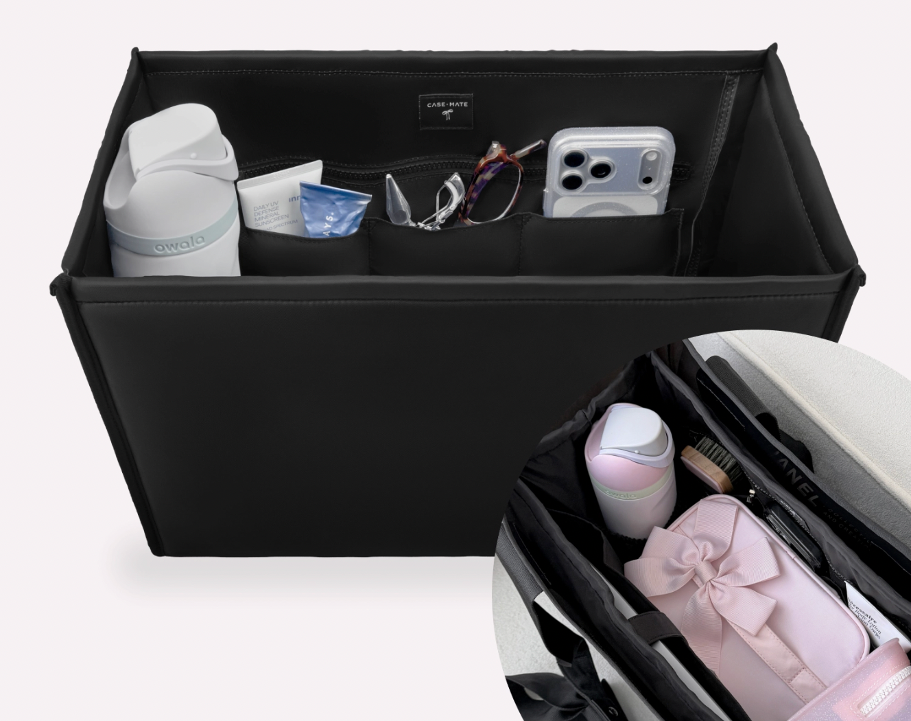 Case-Mate Jelly Tote Bag + Insert (black)