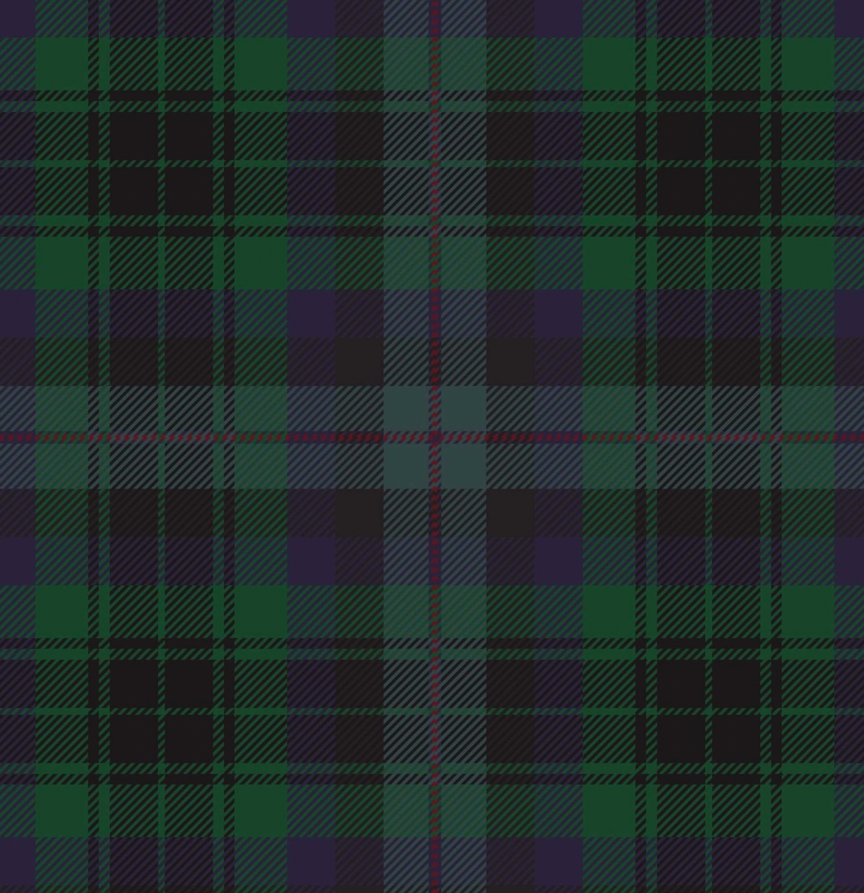 Beau Bottle Wrap (Blue/Green Tartan Christmas)
