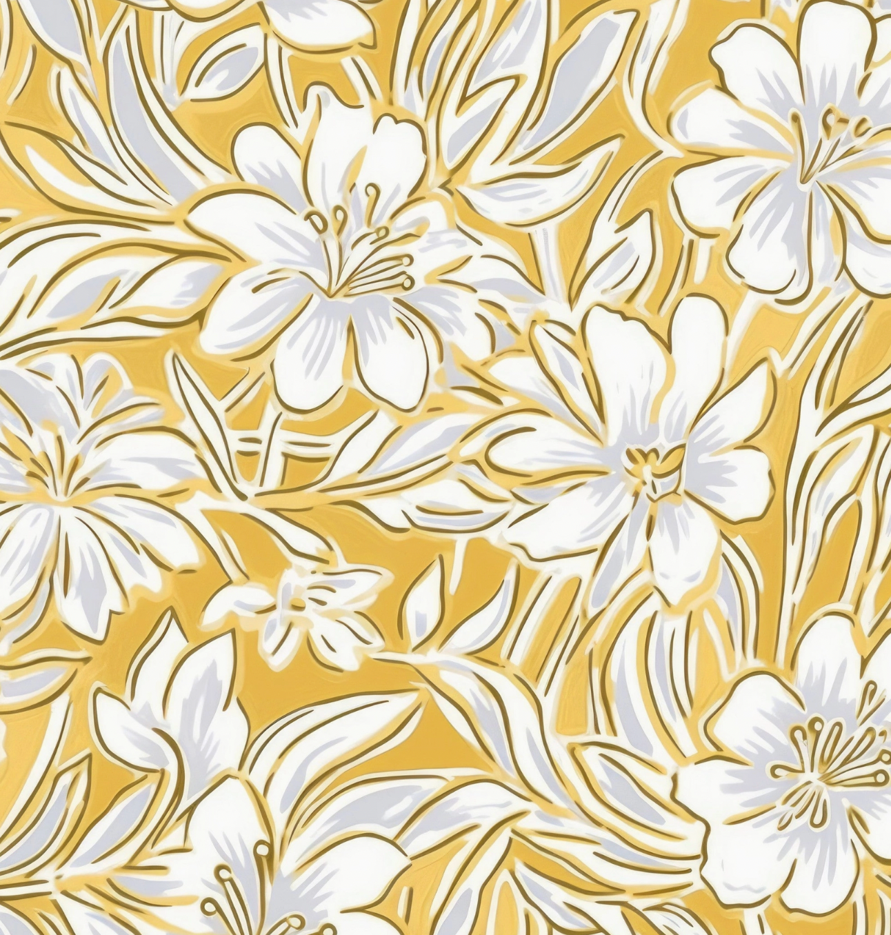 Beau Bottle Wrap (yellow flower)