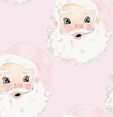 Beau Bottle Wrap (Pink Santa)
