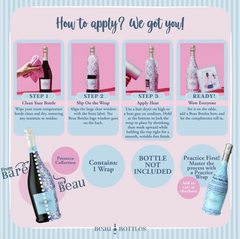 Beau Bottle Wrap (colorful dots)