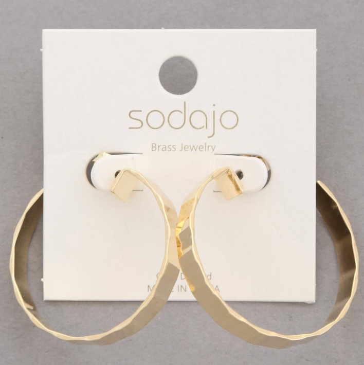 Hammer Time Hoop Earring