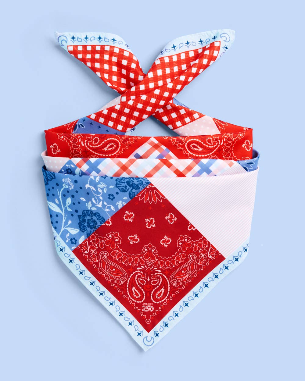 America 250 Patchwork Scarf