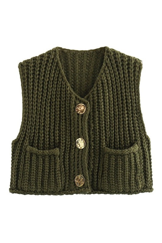 Army Sweater Vest