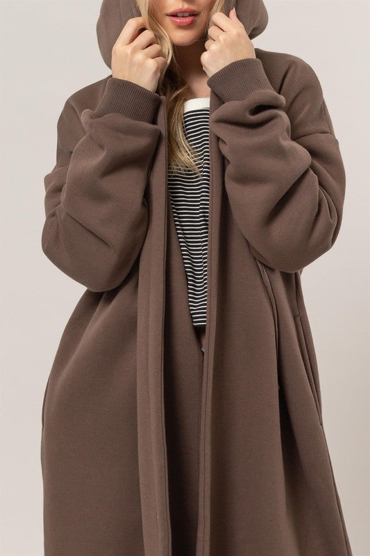 Gotta Have Terry Coat (brown)