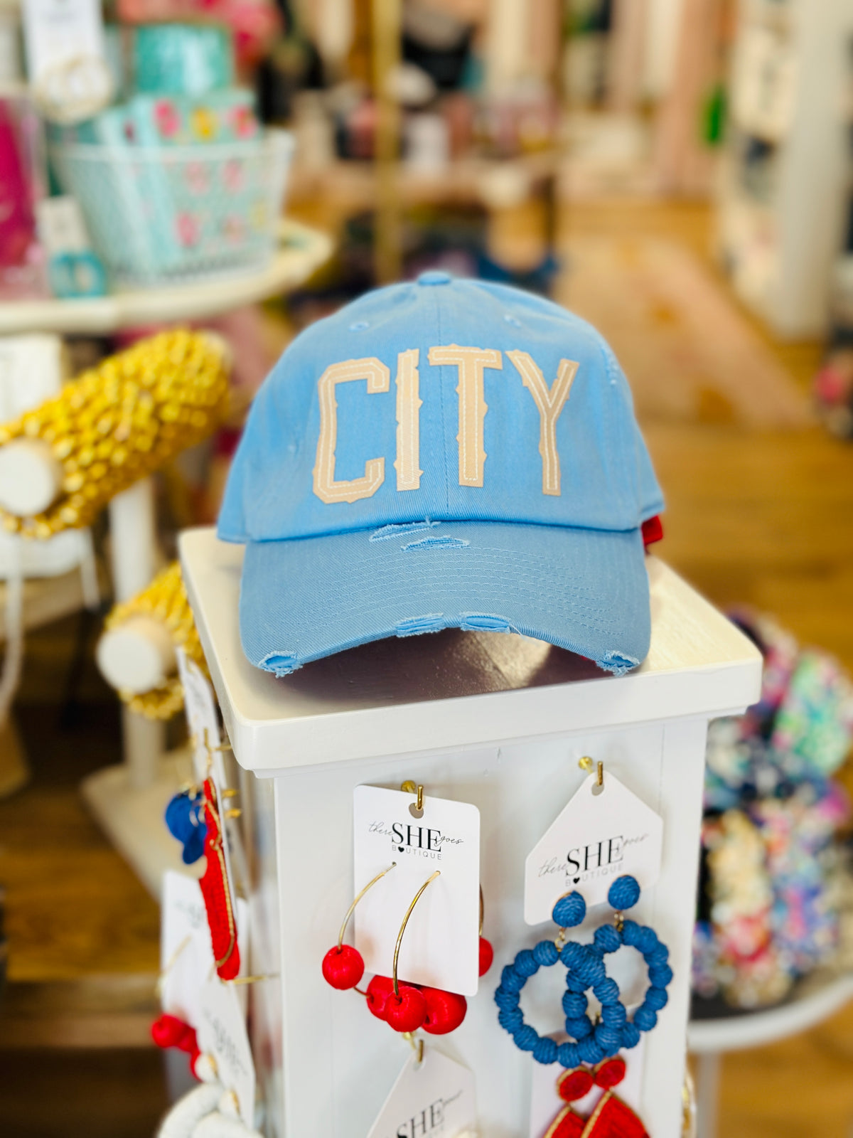 CITY Vintage Blue Hat