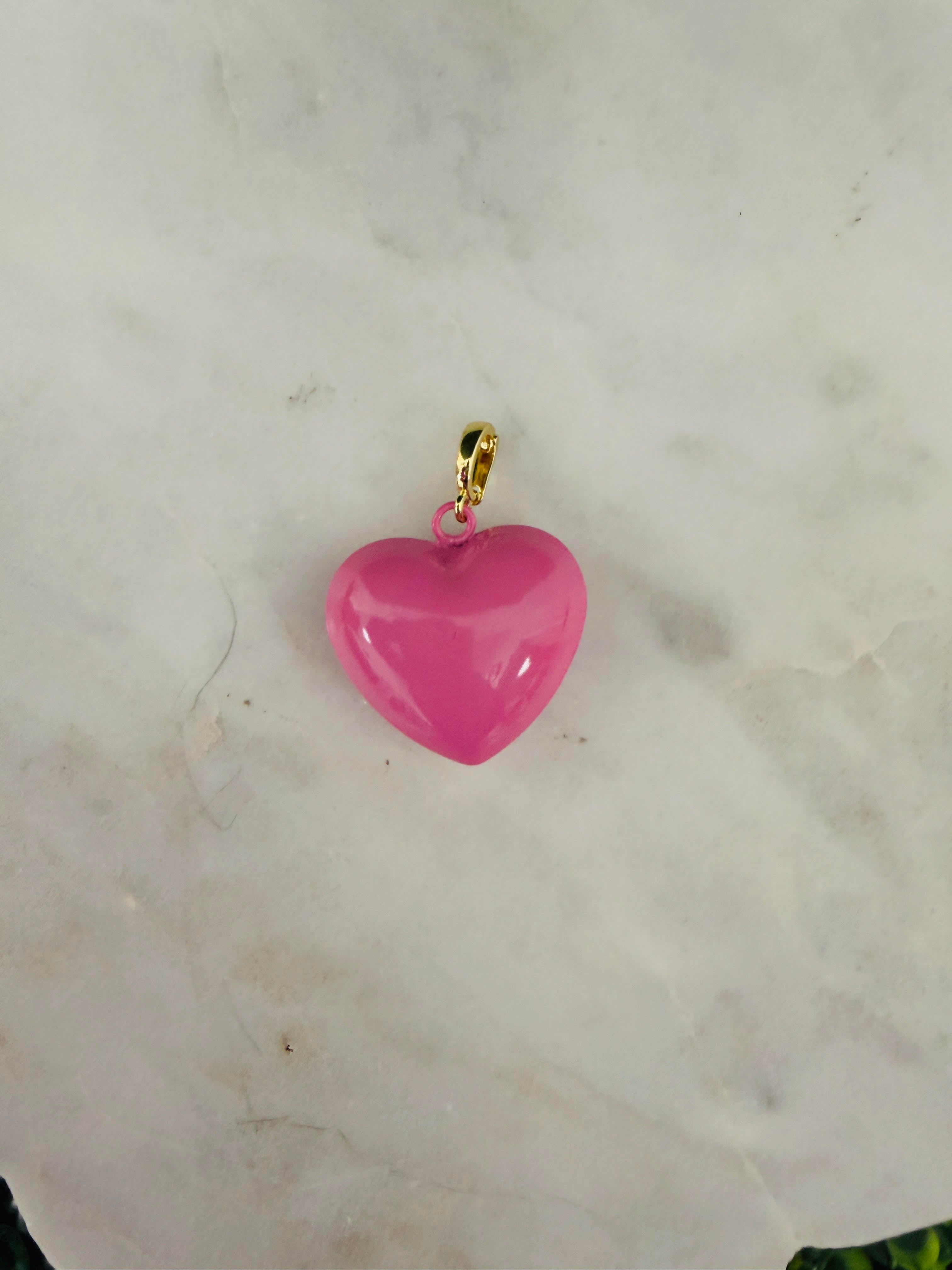 Puffy Heart Charm
