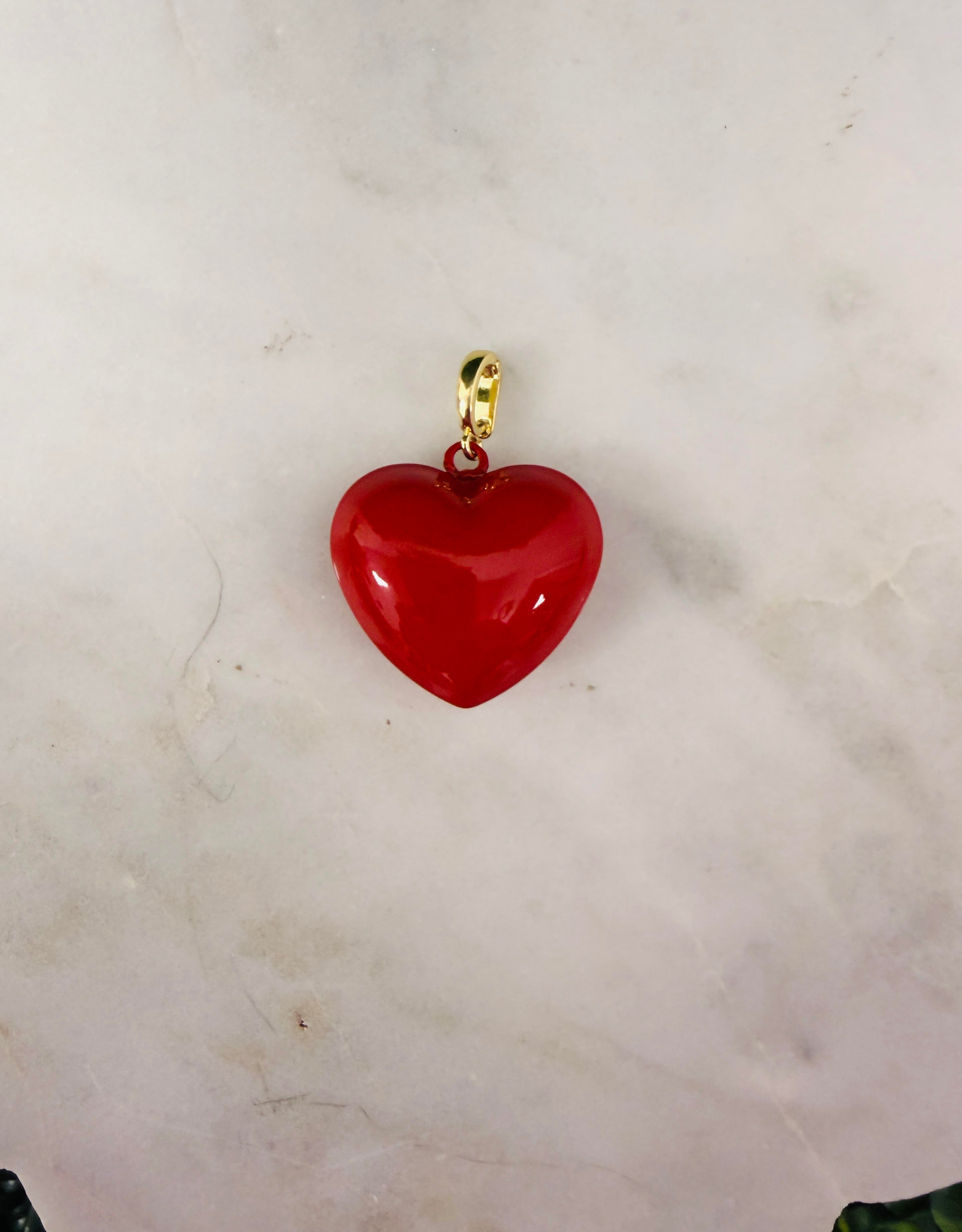 Puffy Heart Charm