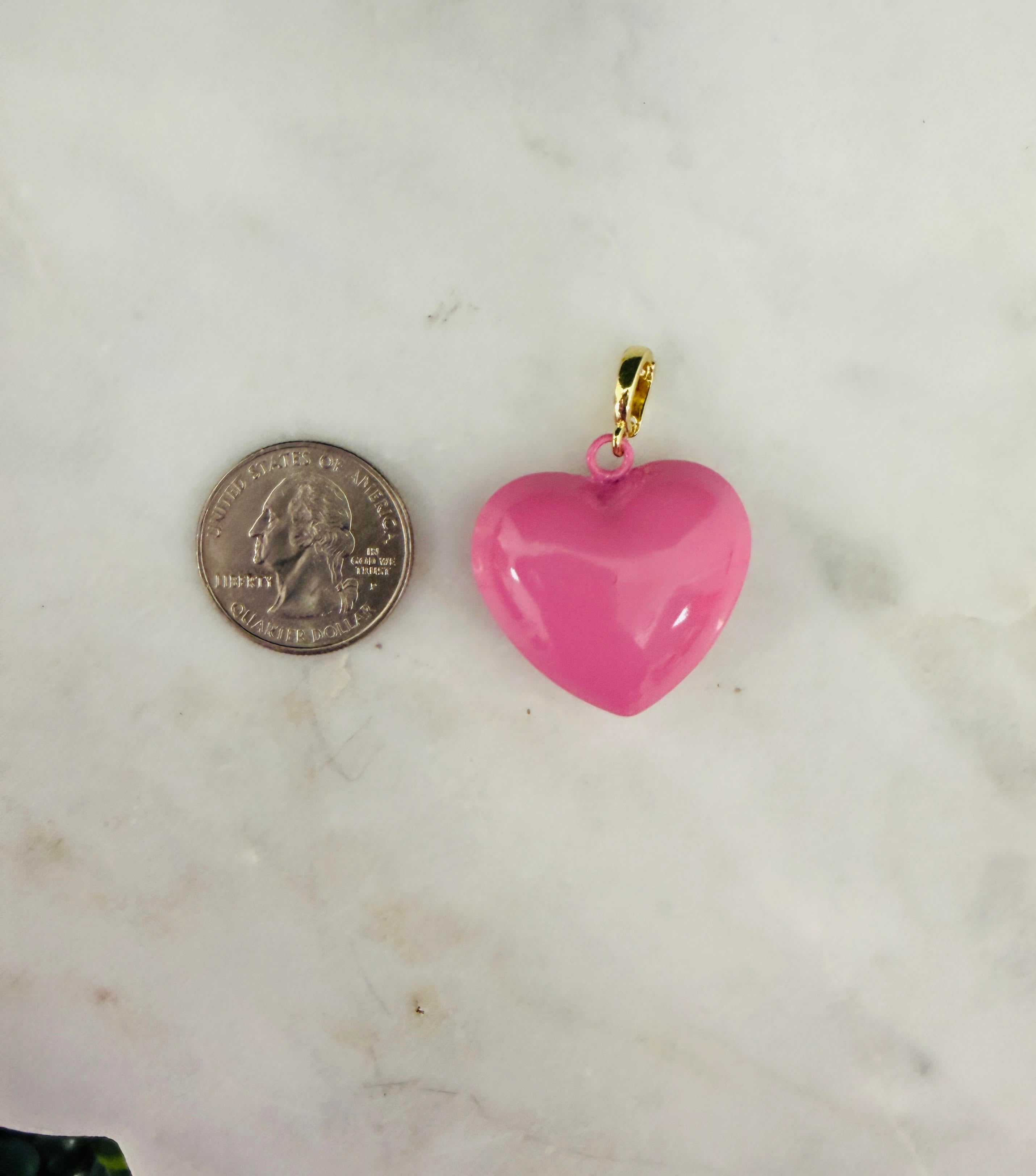 Puffy Heart Charm