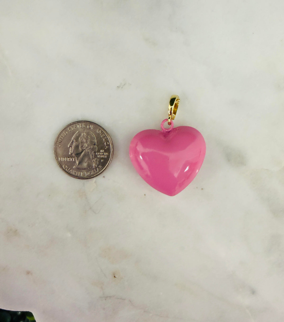 Puffy Heart Charm