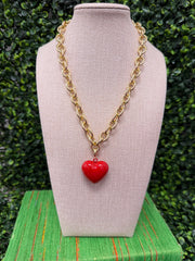 Puffy Heart Charm