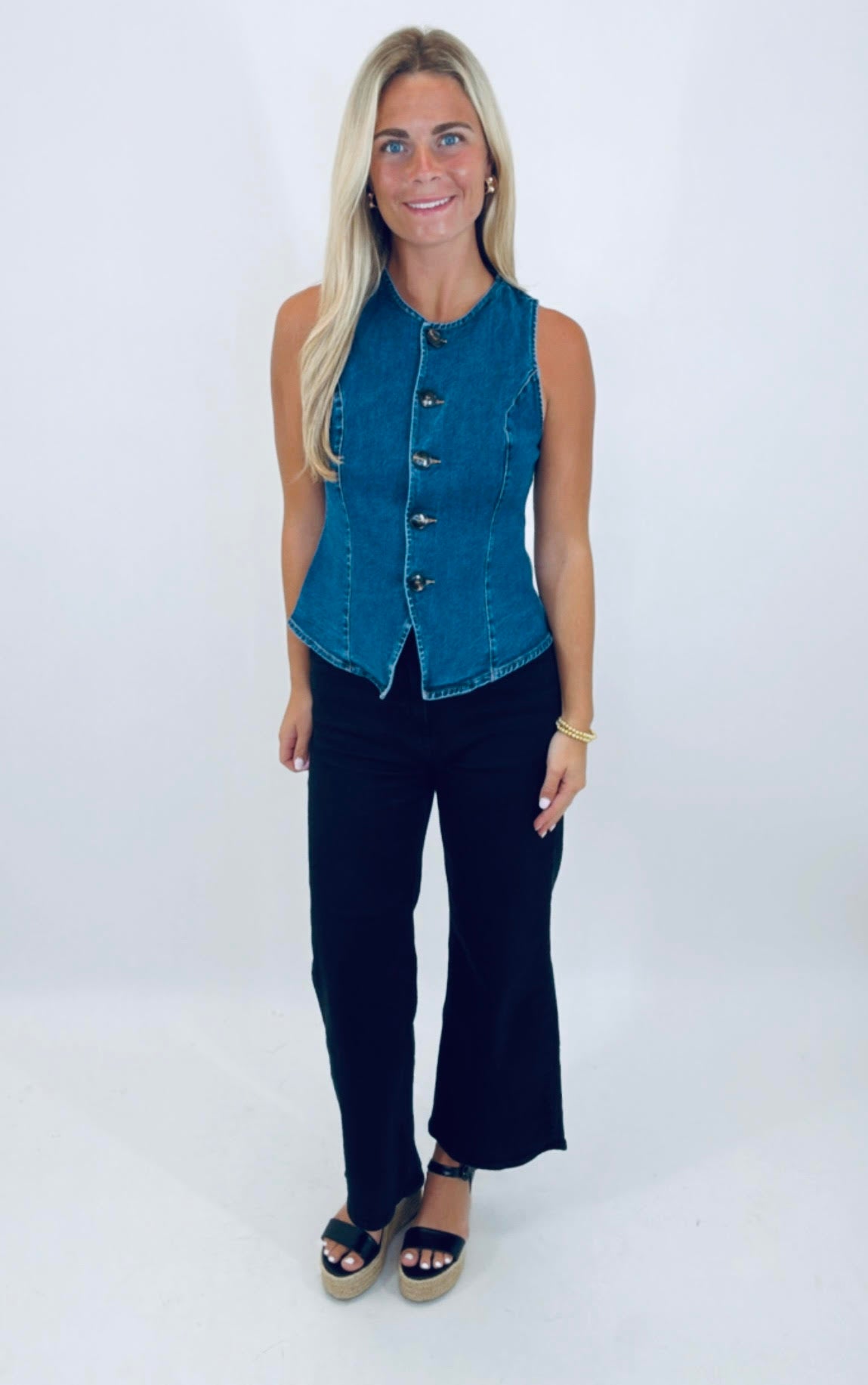 Denim Darling Vest