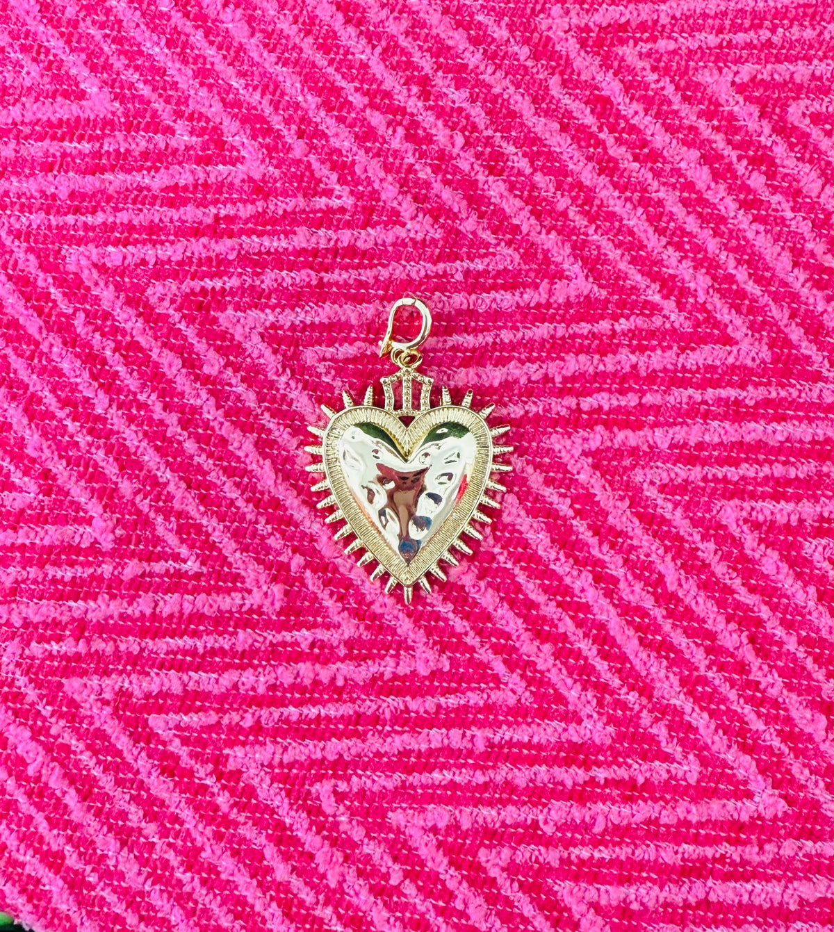 Hammer Heart Charm