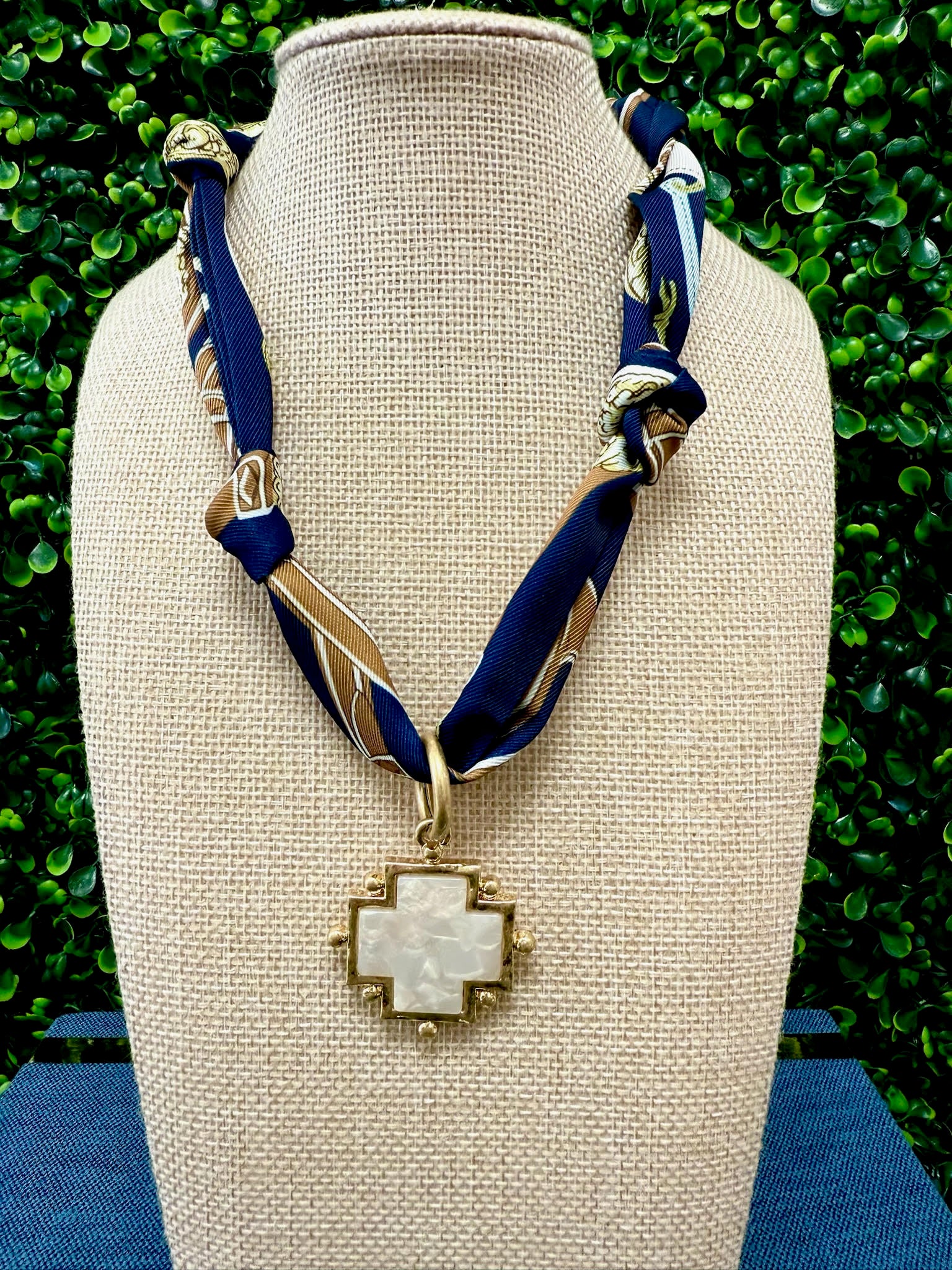 Crossroads Chic Scarf Necklace ✨