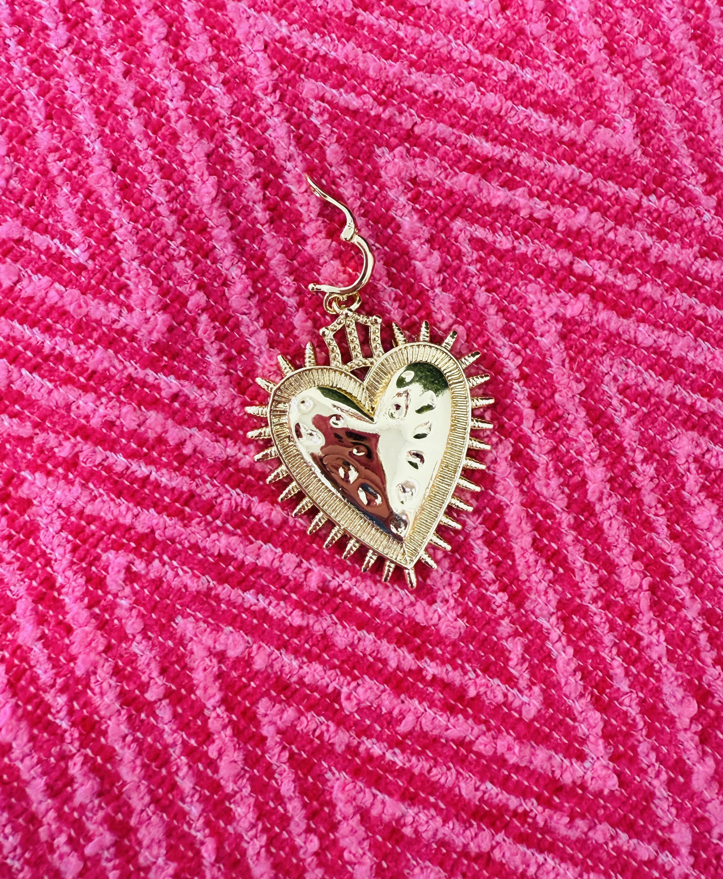 Hammer Heart Charm