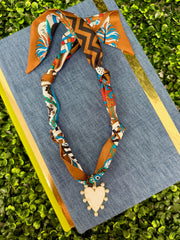 Pearl Kiss Scarf Necklace