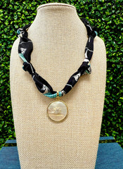Starry Night Scarf Necklace