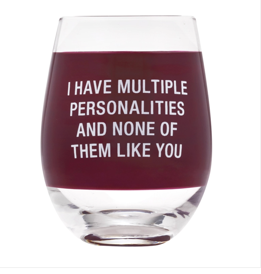 Personalities Wine Glass