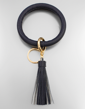 Leather Key Ring Bracelet