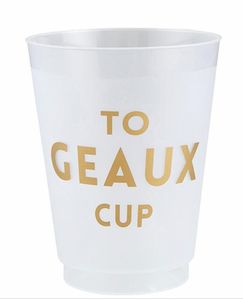 "To Geaux" Frost Cup Set