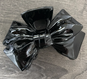 Large Bow Clip (black)