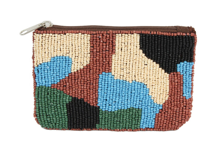 Camo Bead Coin Purse