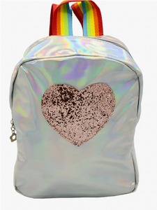 Heart Backpack (silver)