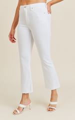 HR Crop Flare (white)