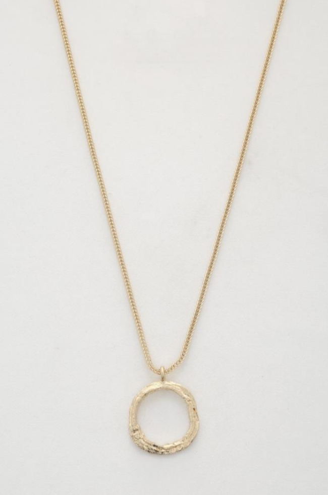 The Gold Circle Pendant Necklace