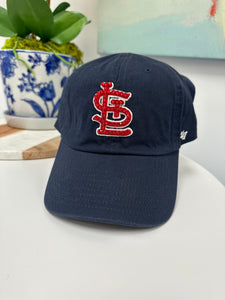 STL Cards Baseball Hat (navy w/ red)