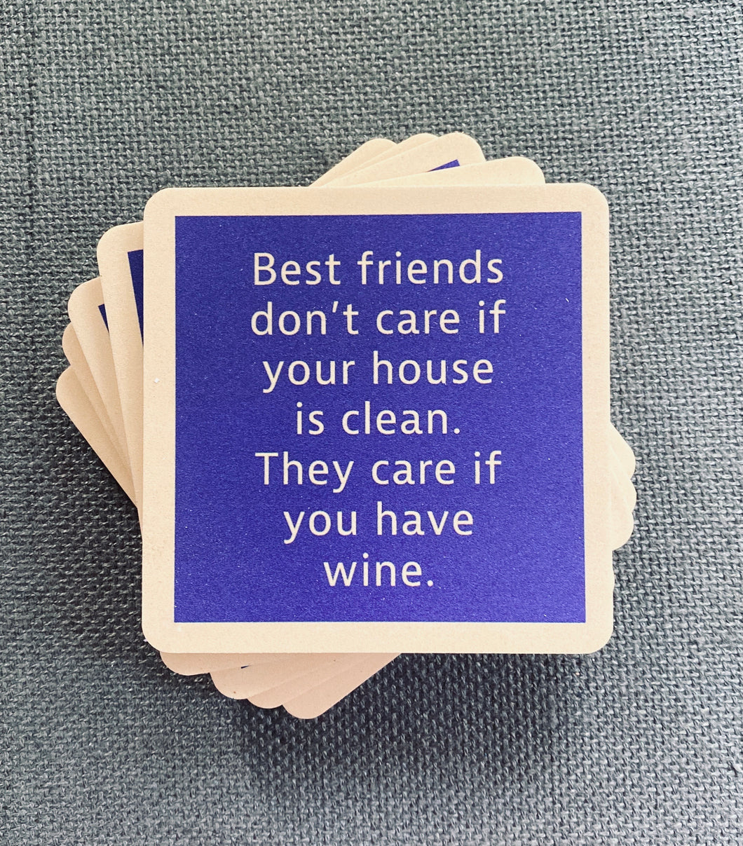 Clean House Drink Coaster