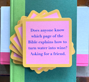Page in the Bible Coaster